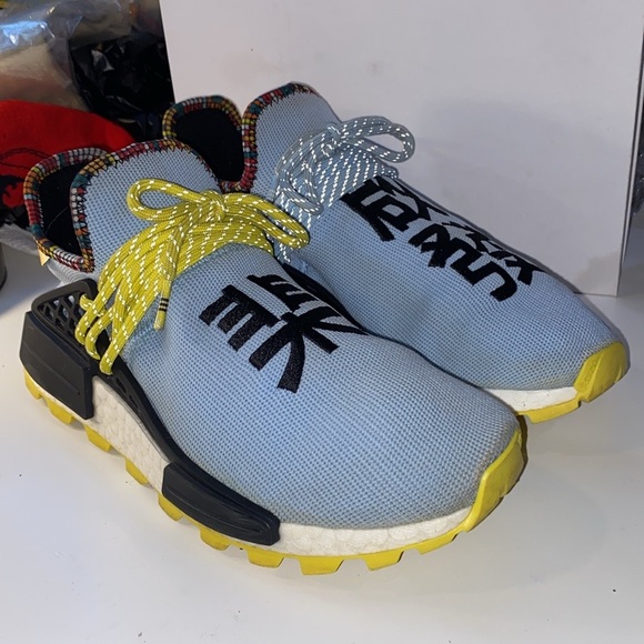 ADIDAS NMD HU PHARRELL INSPIRATION PACK CLEAR SKY - Picture 3 of 10